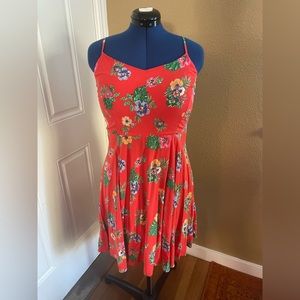 Old Navy Tropical Midi Dress / Excellent Condition / Size L ❤️🌺